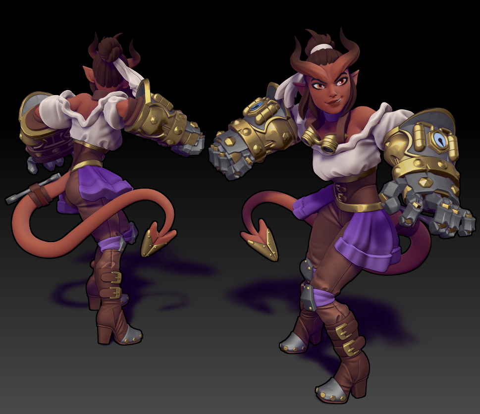 Twin Goddess Miniatures - Punch, The Tiefling - Reforged August 2024