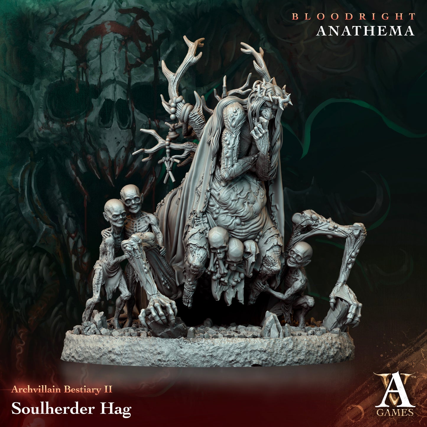 Archvillain Games - Soulherder Hag Archvillain Bestiary Vol. 2 Bloodright - Anathema 2023 October