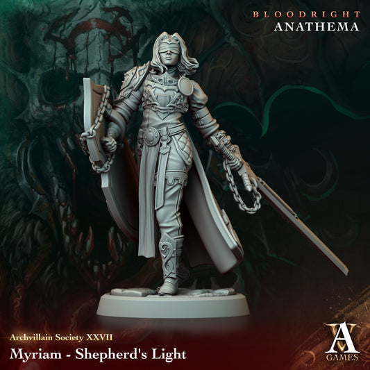 Archvillain Games - Myriam Shepherd Ligth Cleric Archvillain Society Vol. 28 Bloodright - Anathema 2023 October