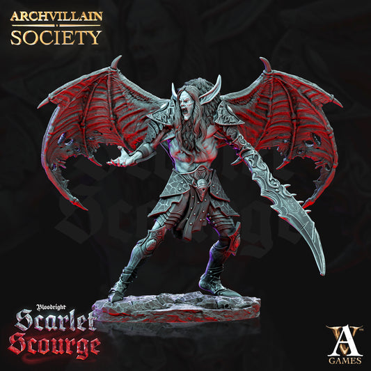 Archvillain Games - Kirath Vampire the Sentinel - Werebat Elf Archvillain Society Vol. 16 Scarlet Scourge 2022 October