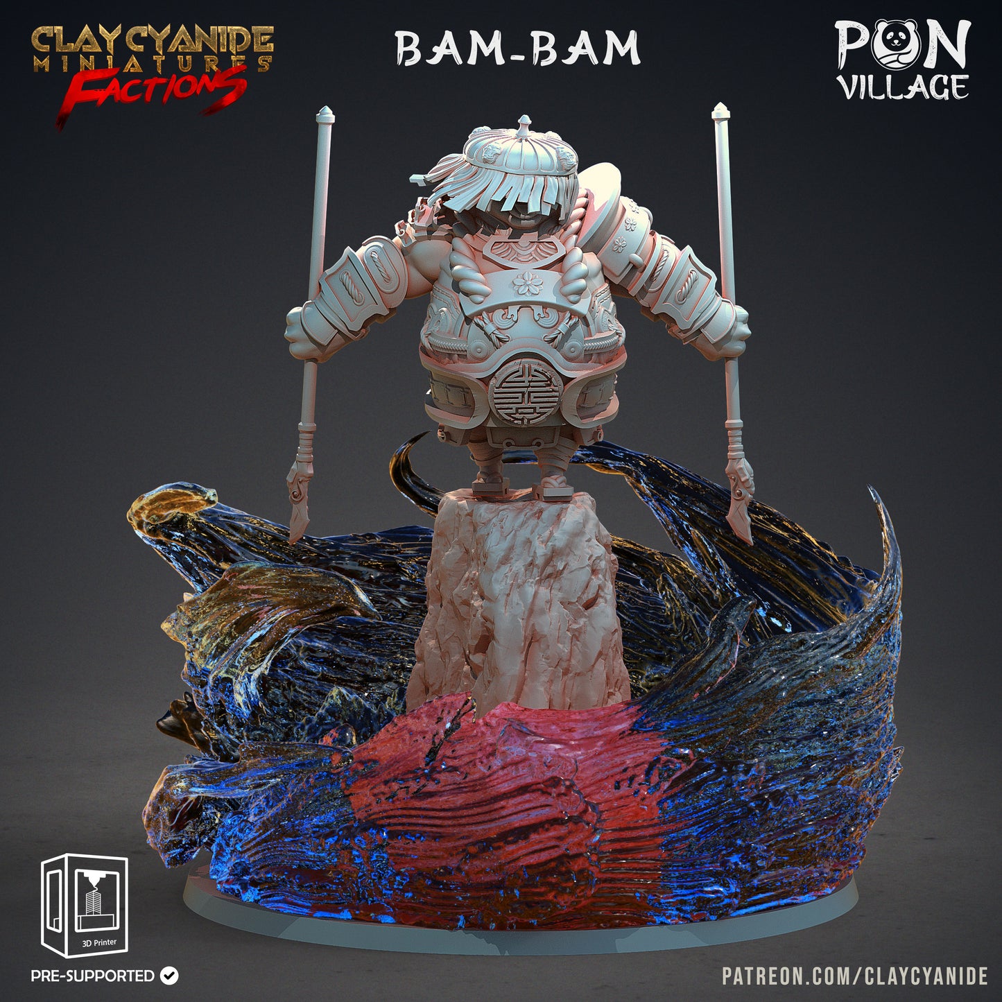 Clay Cyanide - Bam Bam, Monk Panda -Pon Village 2022 April