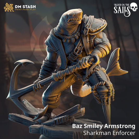 DM Stash - Baz Smiley Armstrong, Sharkfolk Enforcer - Blood on the Sails 2025 July