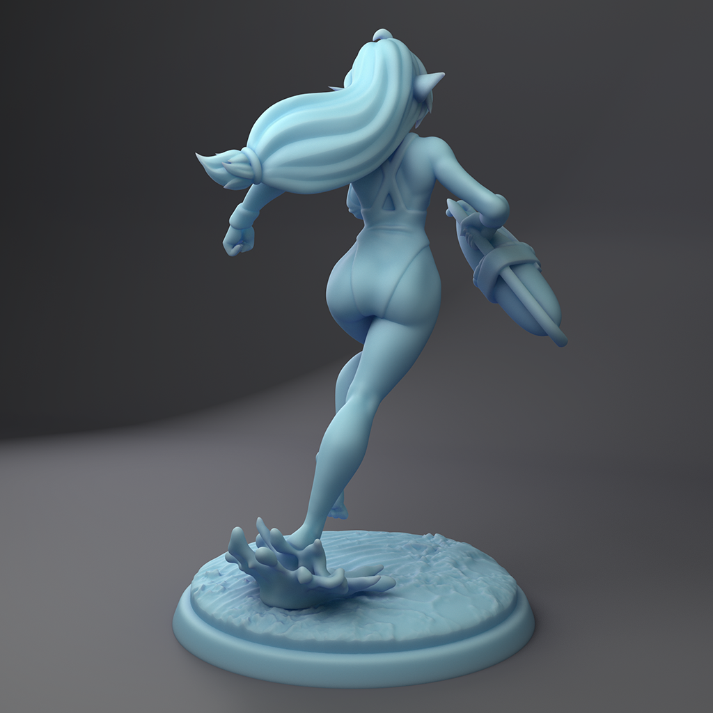 Twin Goddess Miniatures - Feywatch Karina Elf Lifeguard - Summer Sale 2022 July