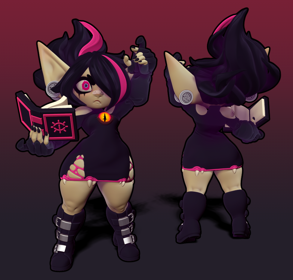 Twin Goddess Miniatures - Bitter Candy the Mimic Dress Goblin - 2025 March