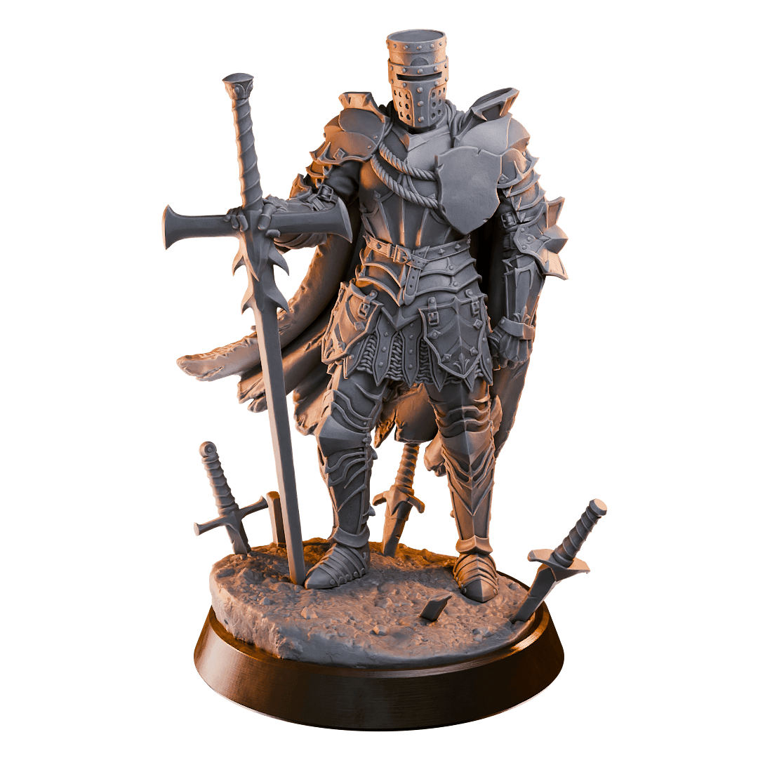 Loot Studio - Black Knight Fallen Paladin - Arthurian Tales 2024 November Release 35mm