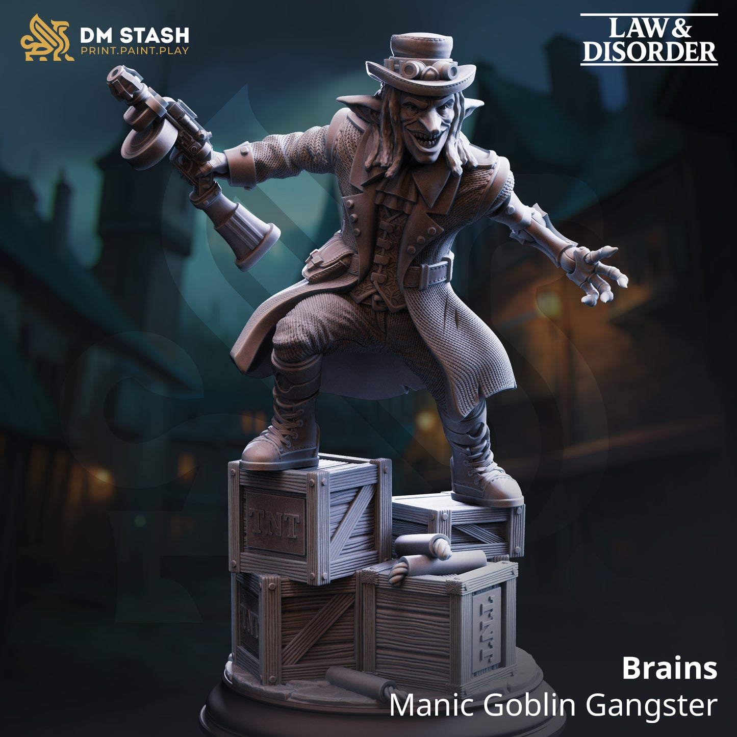 DM Stash - Brains, Manic Goblin Gangster - Law & Disorder 2025 December