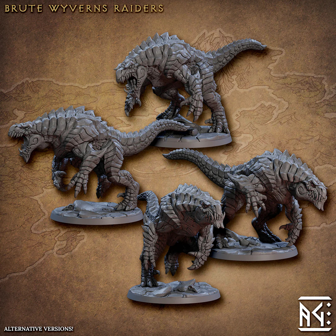 Artisan Guild - Lizardman Brute Wyvern Rider - Frostheart Lizardmen 2023 January