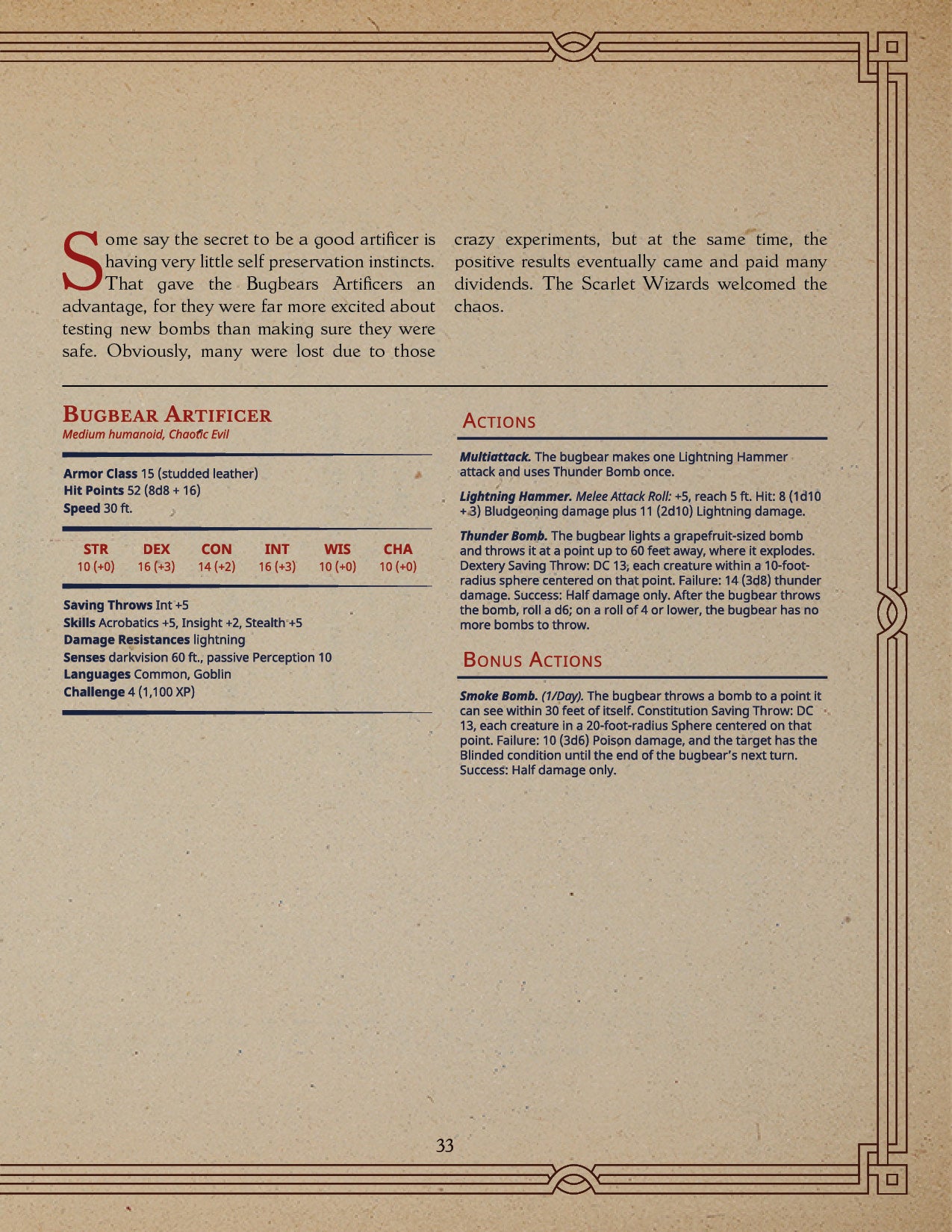 Loot Studio - Bugbear Artificer - Dawnkeep Assault 2025 November