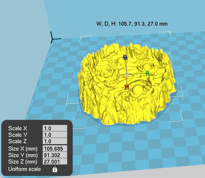 Printable Scenery - Burbling Pits - Demons Terrain