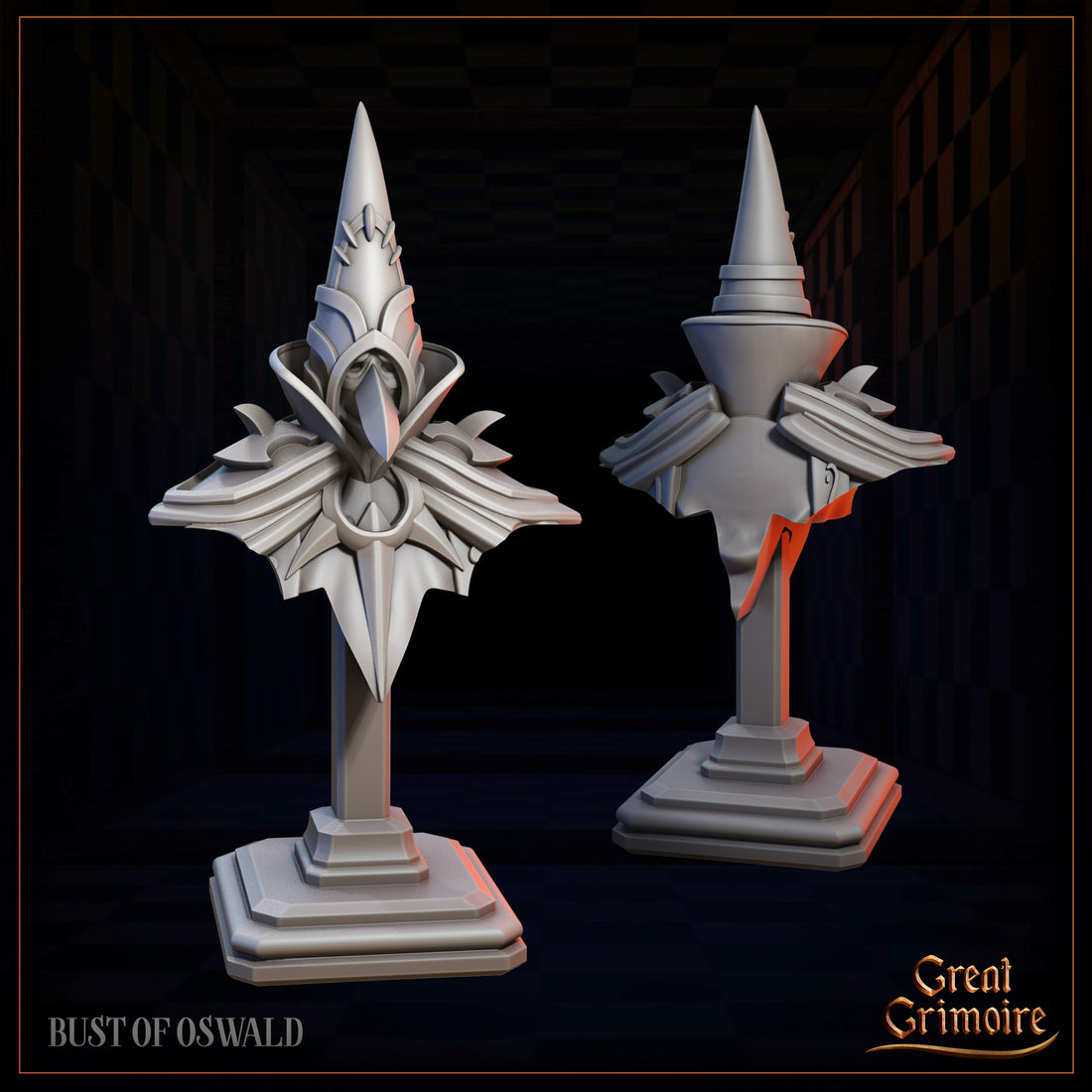 Great Grimoire - Bust of Oswald - Celestial Gambit 2024 January
