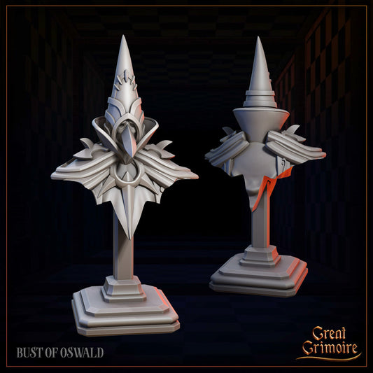 Great Grimoire - Bust of Oswald - Celestial Gambit 2024 January