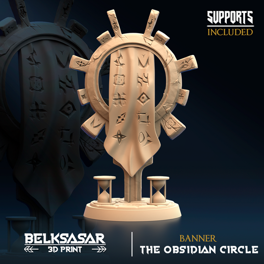 Belksasar - The Obsidian Circle Banner - The Obsidian Circle 2025 June