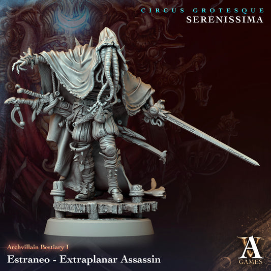 Archvillain Games - Estraneo Illithid Extraplanar Assasin Archvillain Bestiary Vol. I Circus Grotesque - Serenissima 2023 September