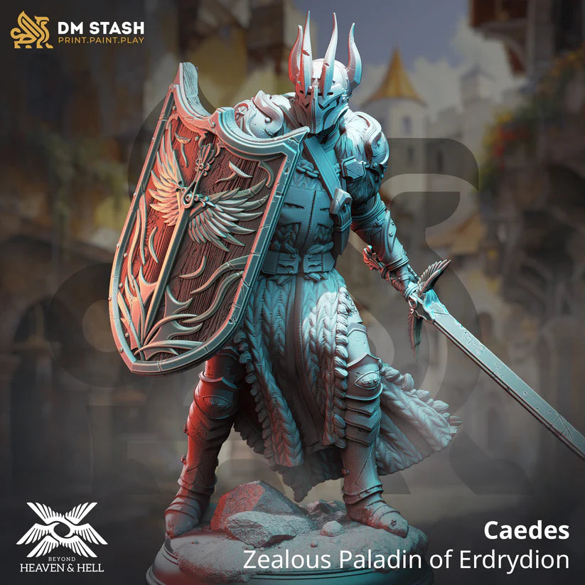 DM Stash - Caedes, Zealous Paladin of Erdrydion - Beyond Heaven and Hell 2023-10
