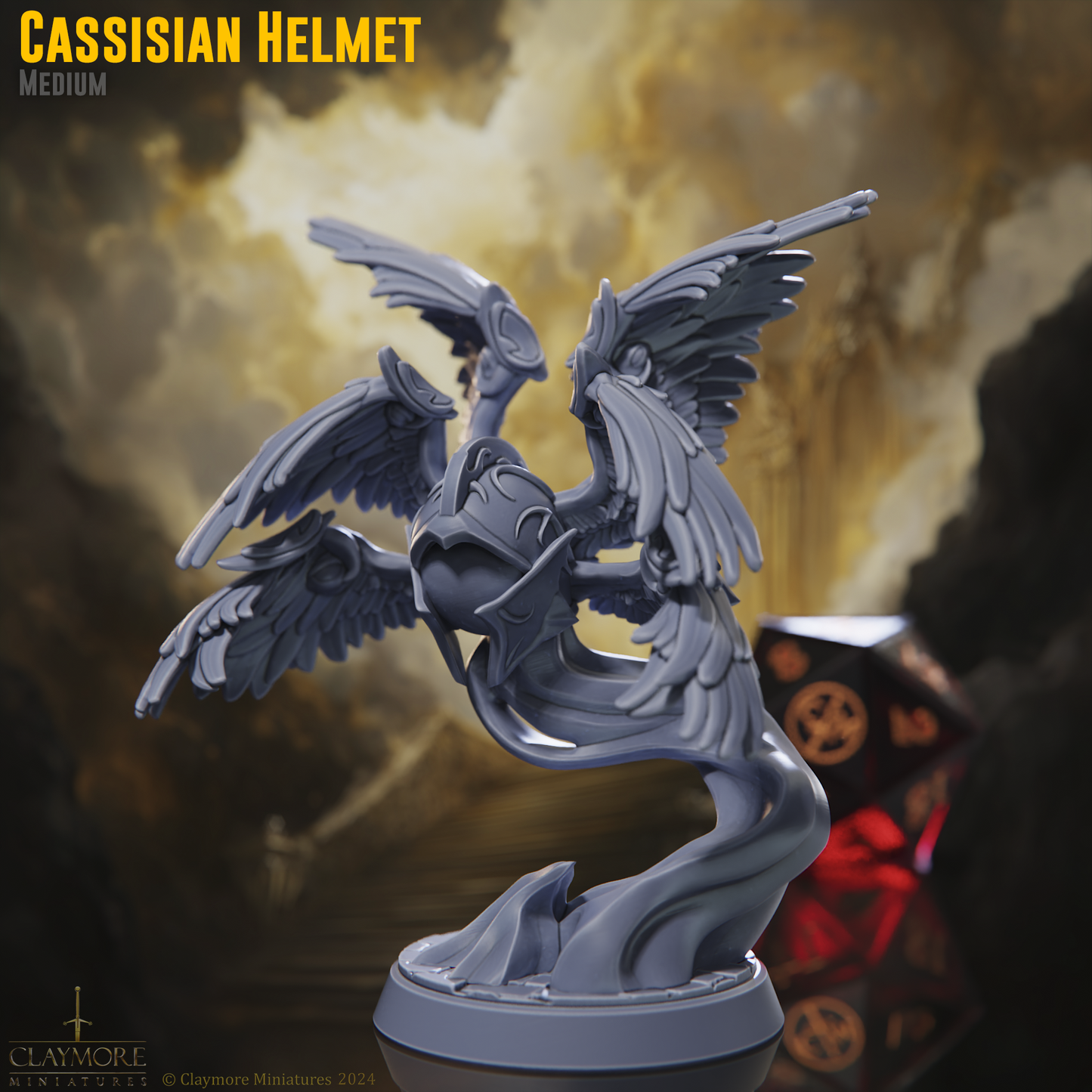 Claymore Miniatures - Cassisian Helmet - Trial of Souls 2024 December