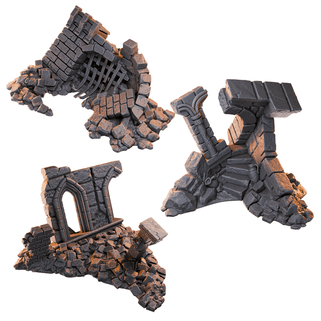 Loot Studio - Terrain, Casttle Ruins - Rise of Draconians  2024 December