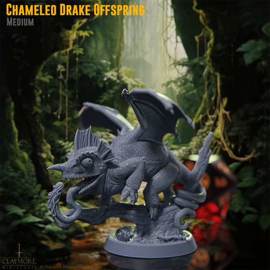 Claymore Miniatures - Chameleodrake offspring - Rangers Of The Savage Frontiers 2025 February