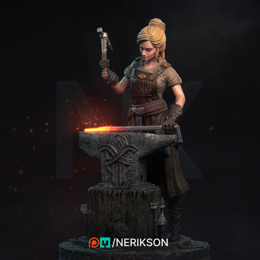 Nerikson - Lara the Blacksmith  35mm, 75mm