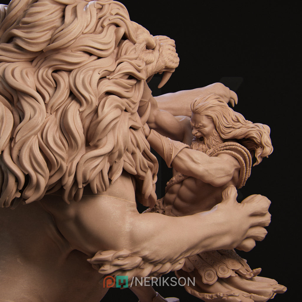 Nerikson - Heracles and Nemean Lion 50mm 100mm