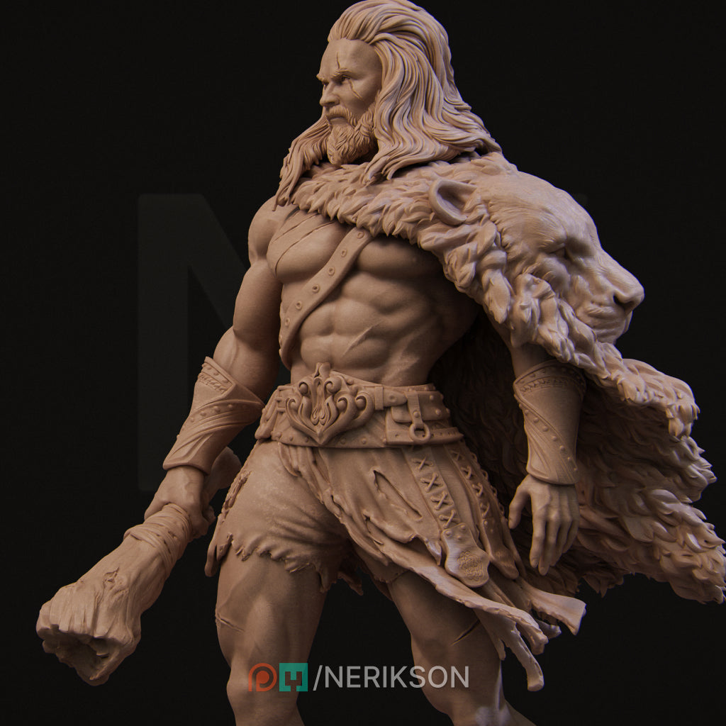 Nerikson - Heracles Demi God Barbarian 40mm 75mm 140mm