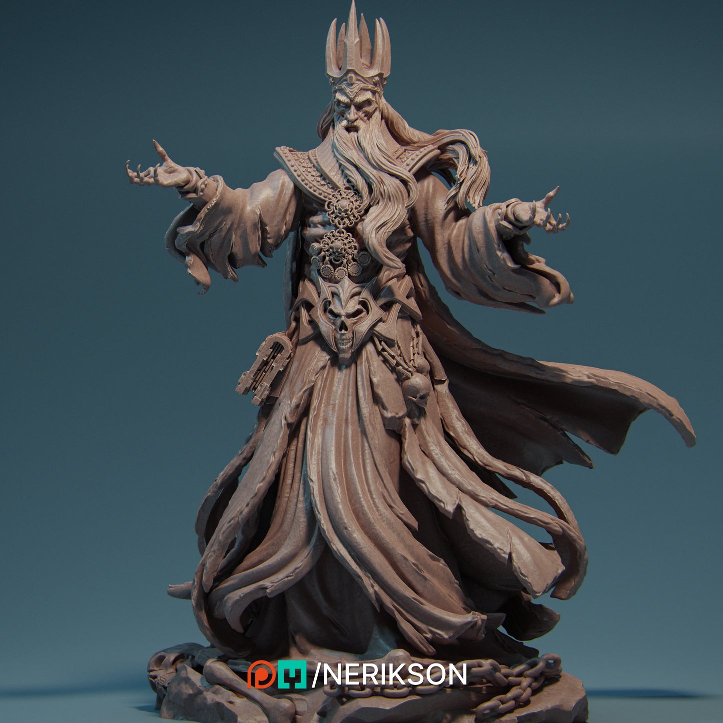 Nerikson - Koshei The Old Wizard Archmage 35mm, 75mm