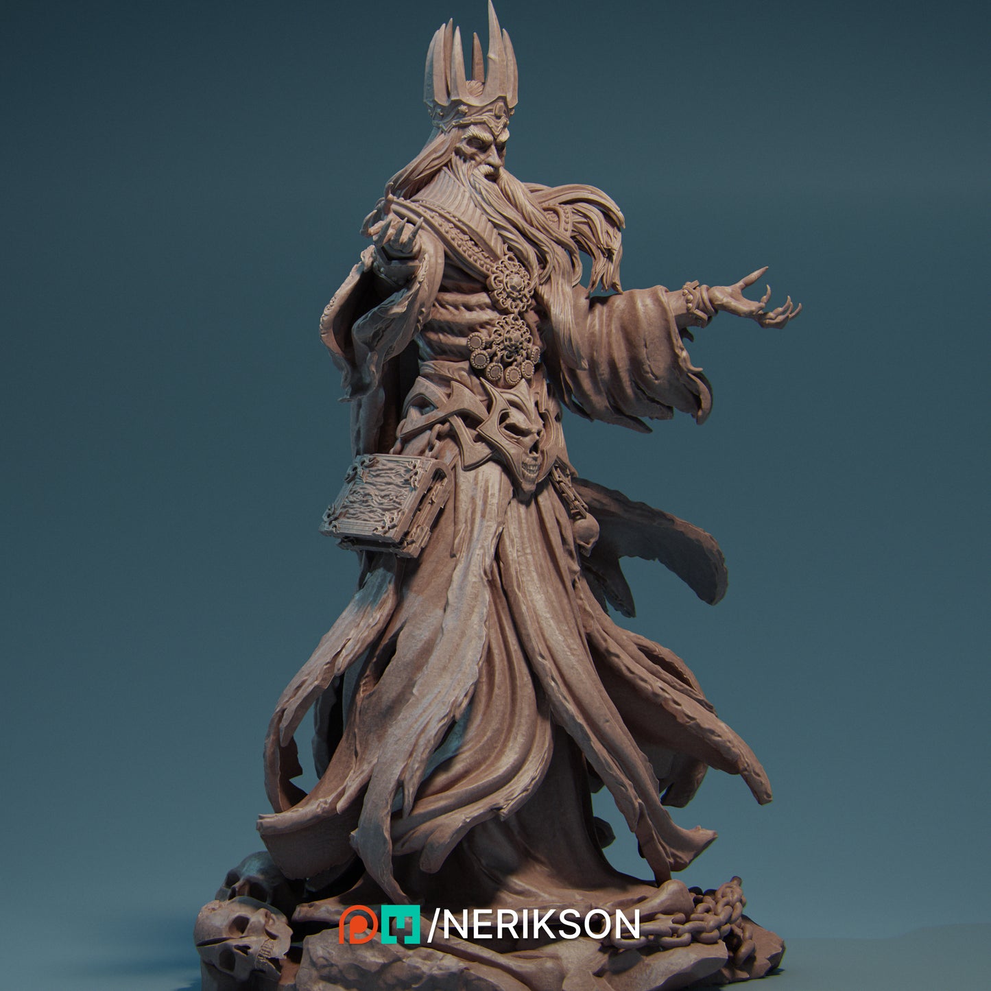 Nerikson - Koshei The Old Wizard Archmage 35mm, 75mm