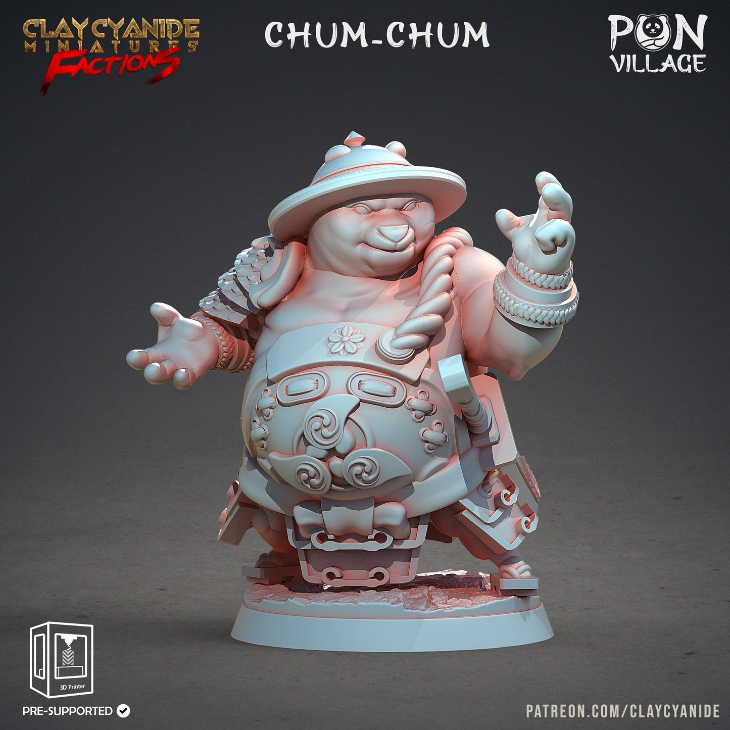 Clay Cyanide - Chum Chum, Monk Panda -Pon Village 2022 April