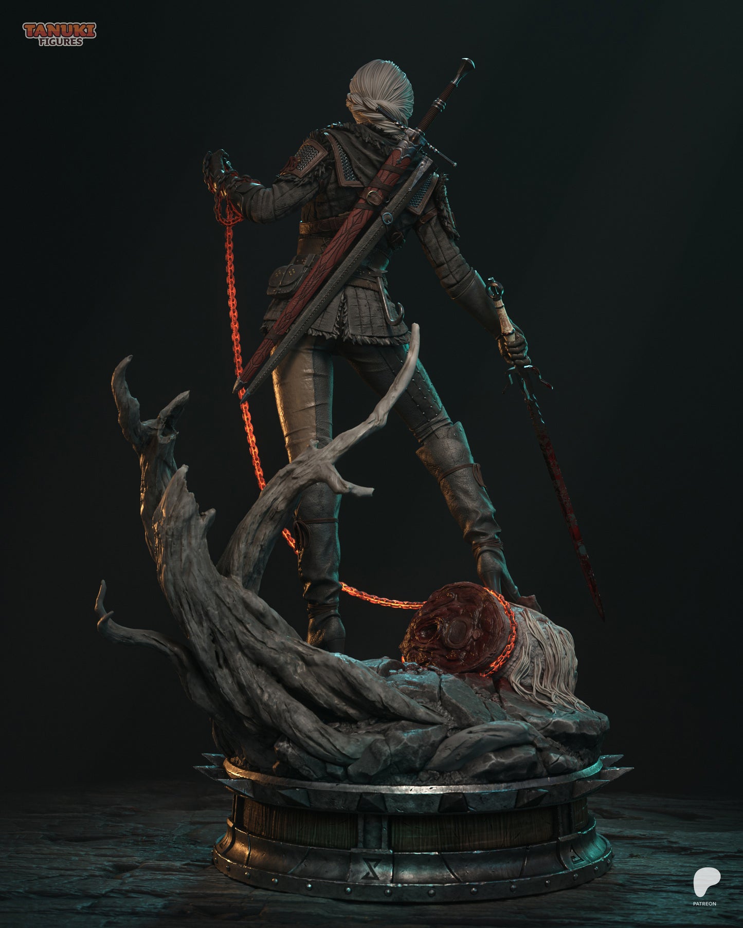 Tanuki Figures - Ciri, The Witcher