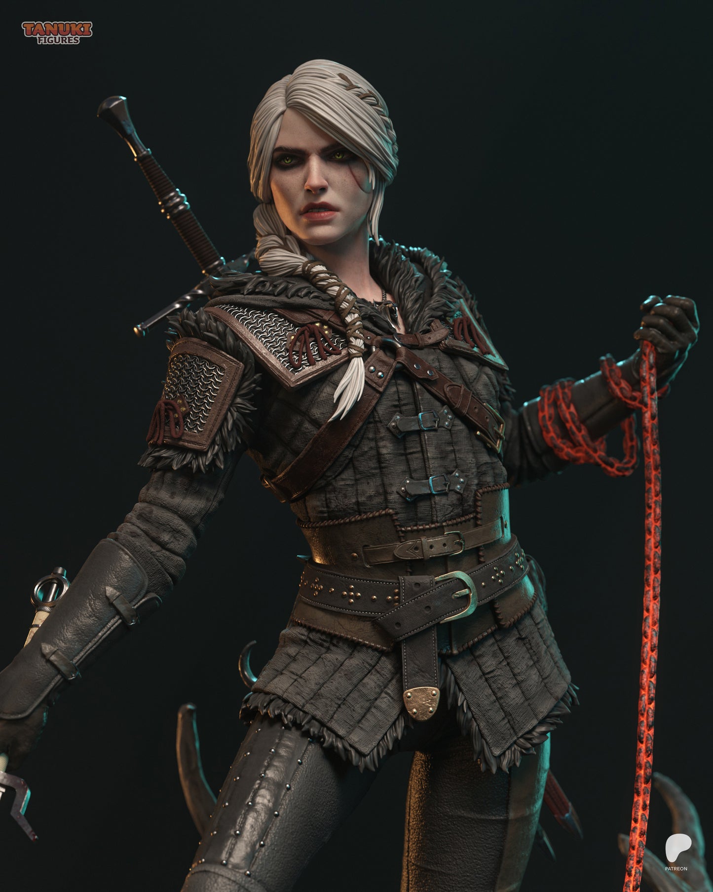 Tanuki Figures - Ciri, The Witcher