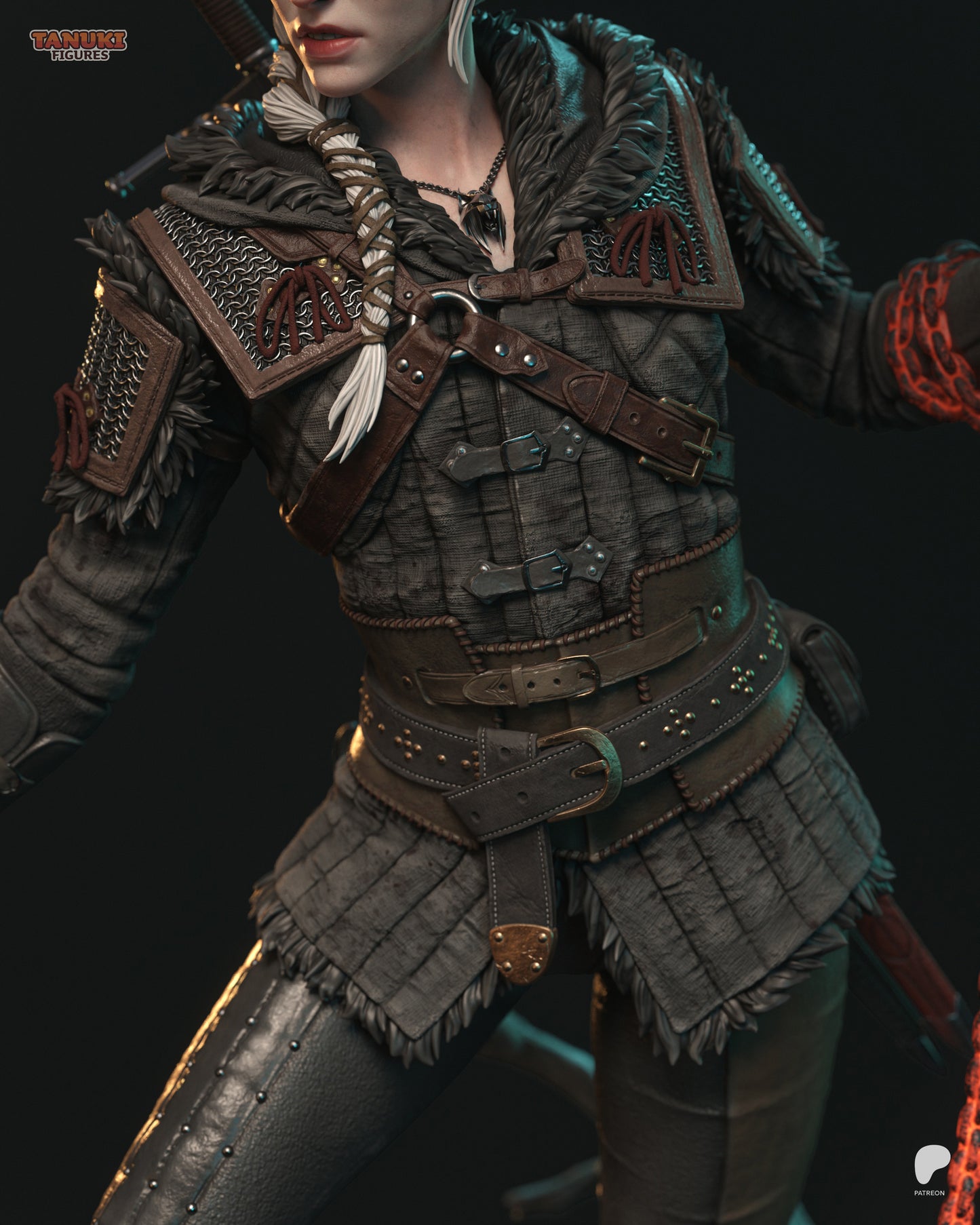 Tanuki Figures - Ciri, The Witcher