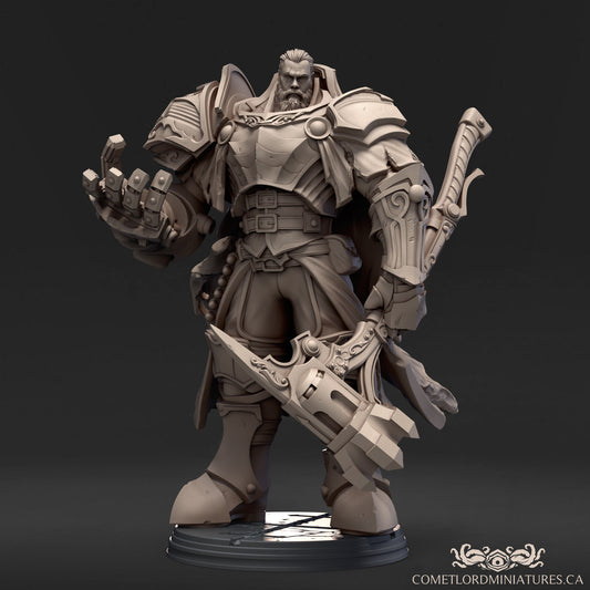 Comet Lord - General Adakaius Half- Giant Paladin  2024-11 60mm