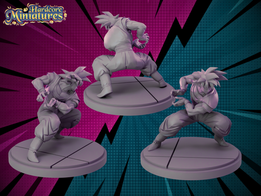 Hardcore Miniatures - Goku Kame Kame Ha - 2023 July