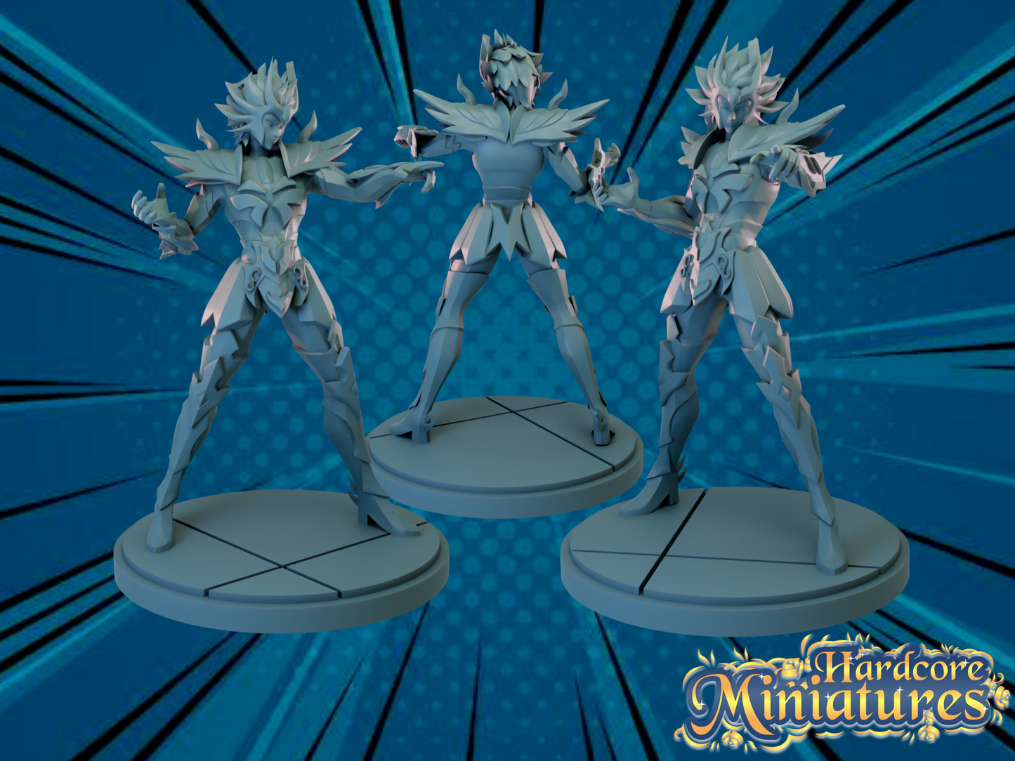 Hardcore Miniatures - Mascara de Muerte de Cancer, Caballeros Dorados, Caballeros del Zodiaco