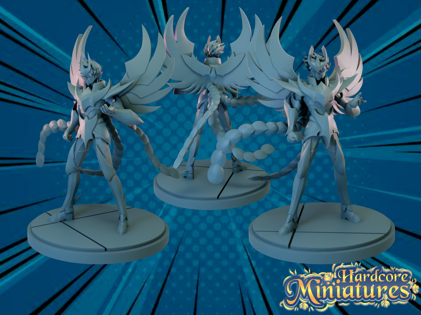 Hardcore Miniatures - Ikki de Fénix, Caballeros de Bronce - Caballeros del Zodiaco