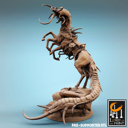 Rescale Miniatures (Lord of the Print) - Corrupt Horse Rear (Large)- Fear The Old God 2022 May