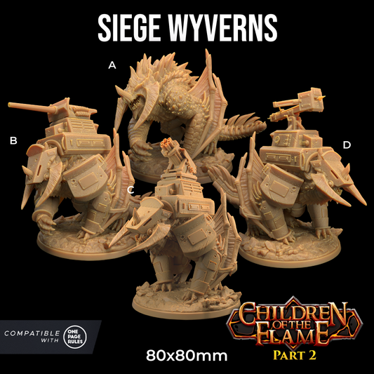 Dragons Trappers Lodge (Huge) - Siege Wyvern - Children of the Flame 2 - 2023 November