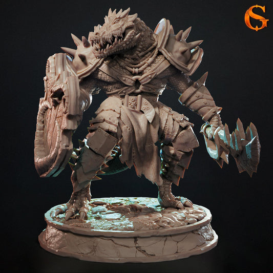 SolGood Creations - Crackle-Tooth, Human Were-Crocodile Fighter