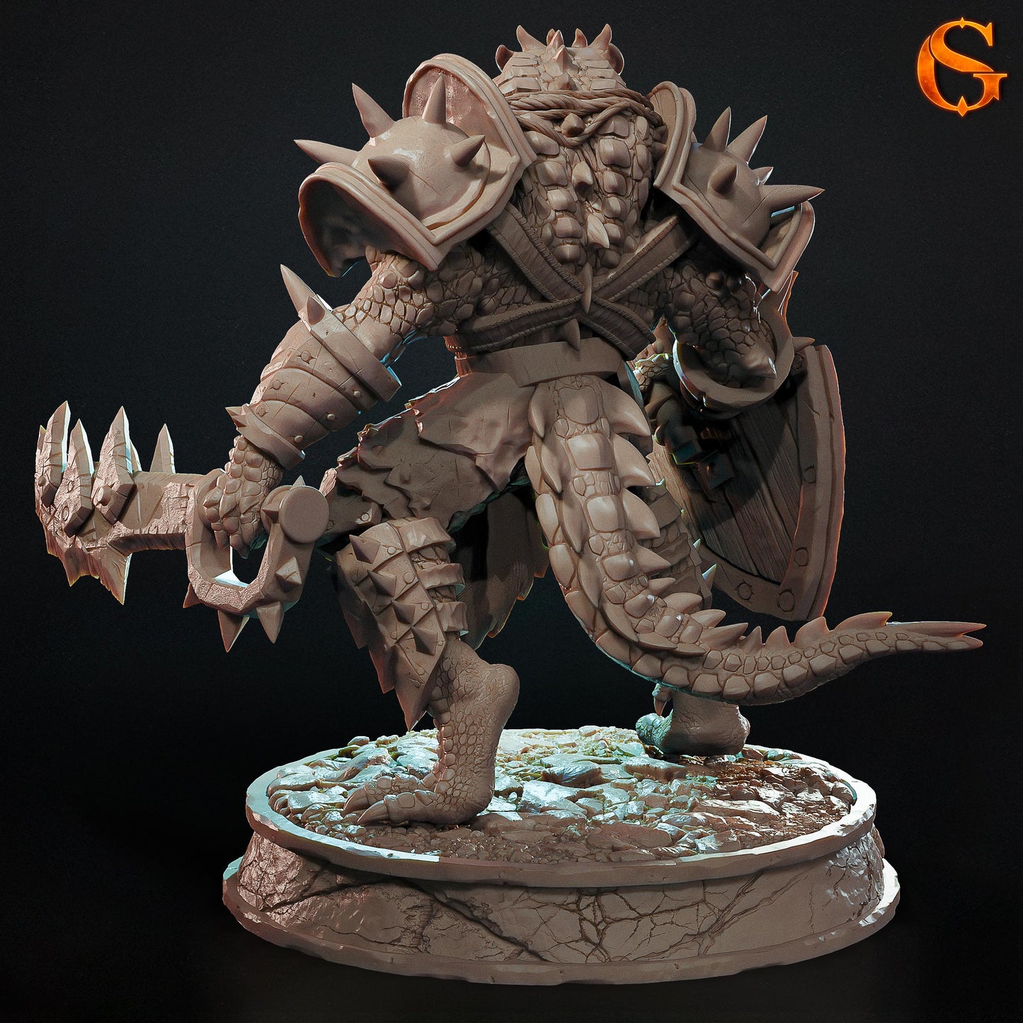 SolGood Creations - Crackle-Tooth, Human Were-Crocodile Fighter