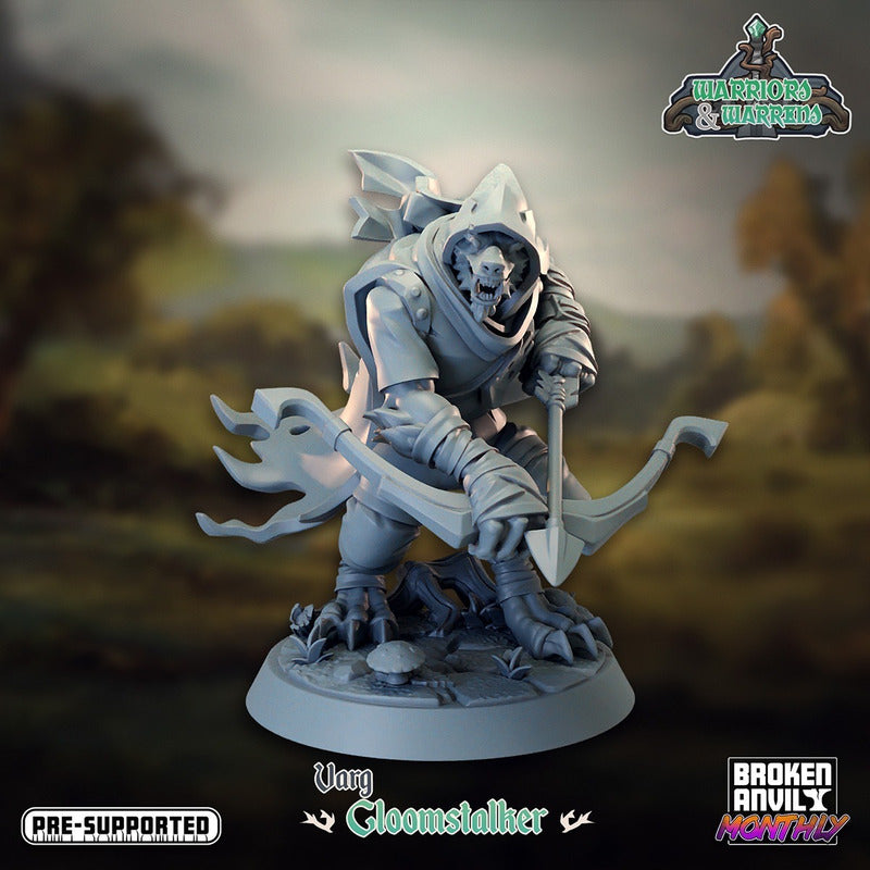 Broken Anvil - Varg Gloomstalker, Werewolf - Warriors and Warrens Vargs (Wolfkin)