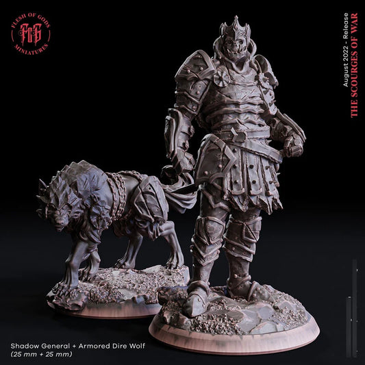 Flesh Of Gods - Shadow general dire wolf - The Scourges Of War 2022 August