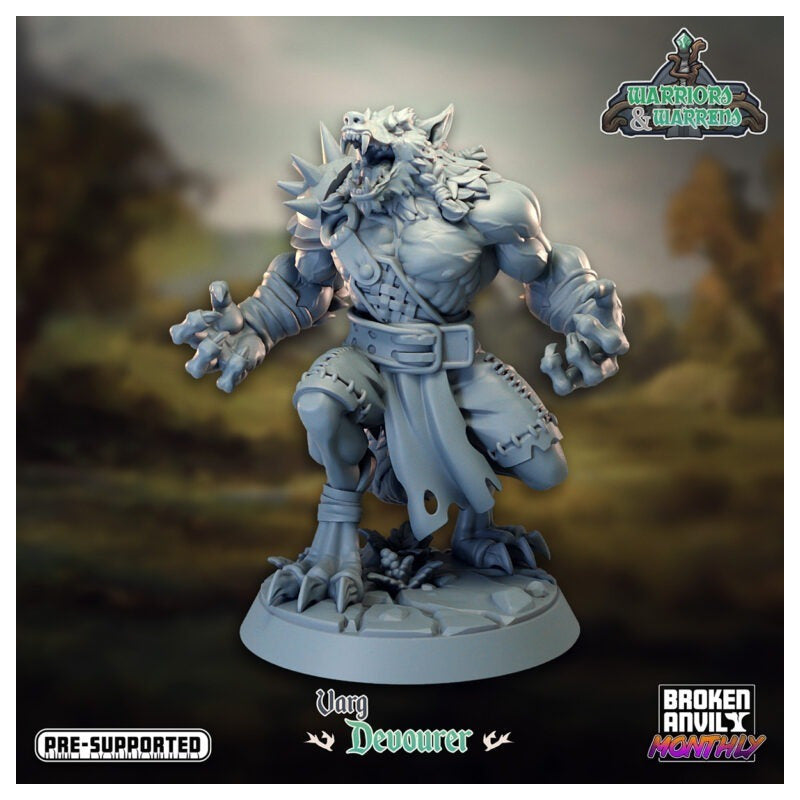 Broken Anvil - Varg Alpha Devourer, Werewolf - Warriors and Warrens Vargs (Wolfkin)