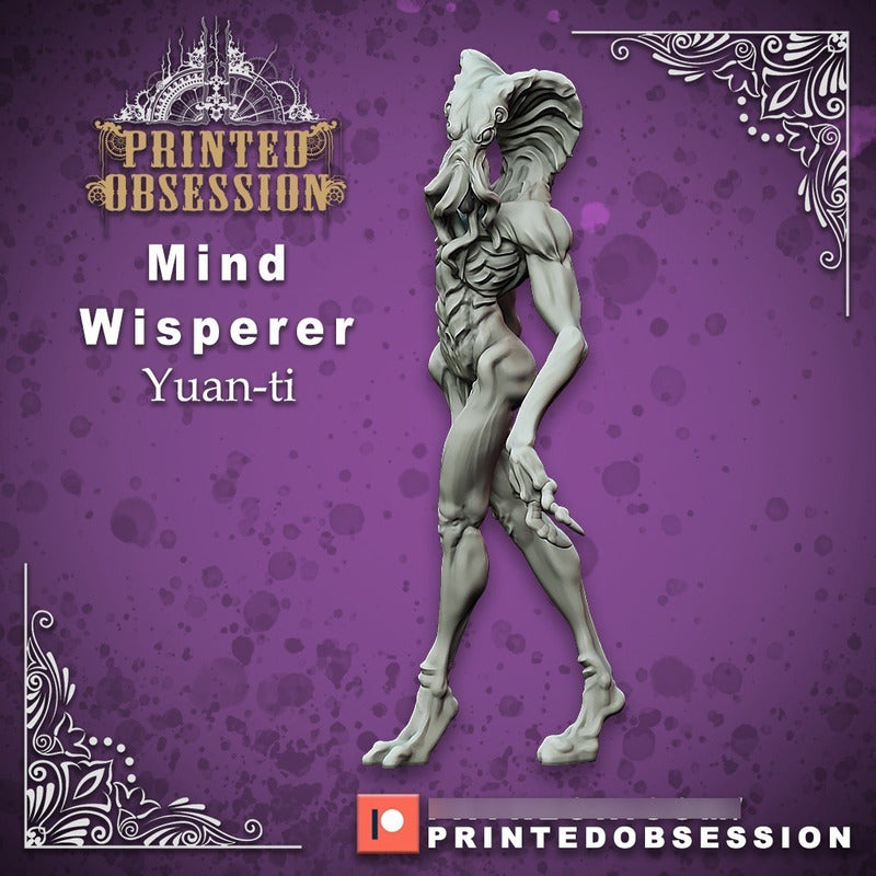 Printed Obsession - Yuan-ti, Mind Wisperer - Yuan-ti Abomination