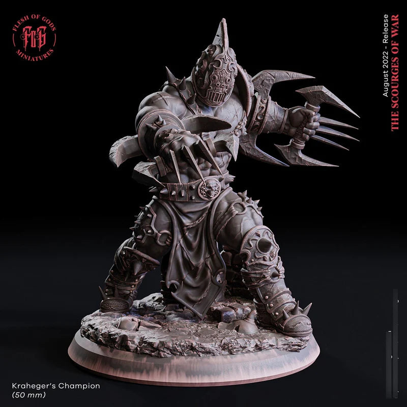 Flesh Of Gods - Krahegers champion - The Scourges Of War 2022 August