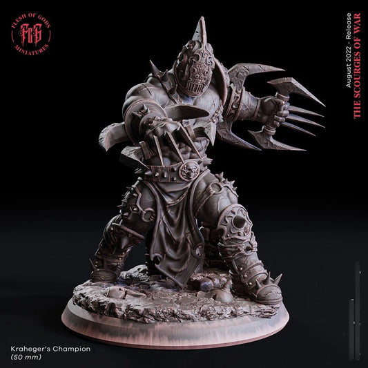 Flesh Of Gods - Krahegers champion - The Scourges Of War 2022 August