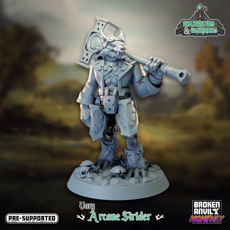Broken Anvil - Varg Arcane Strider, Werewolf - Warriors and Warrens Vargs (Wolfkin)