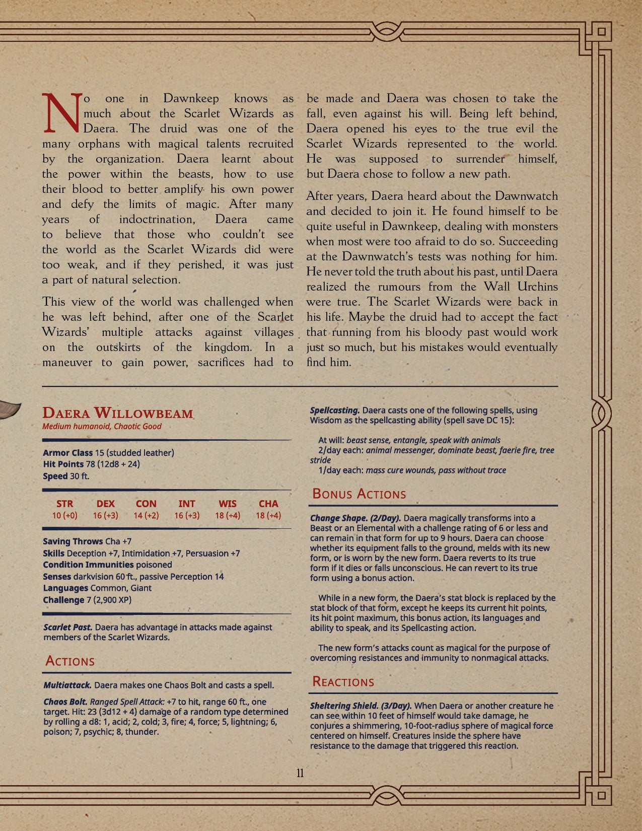 Loot Studio - Daera Willowbeam - Dawnkeep Assault 2025 November