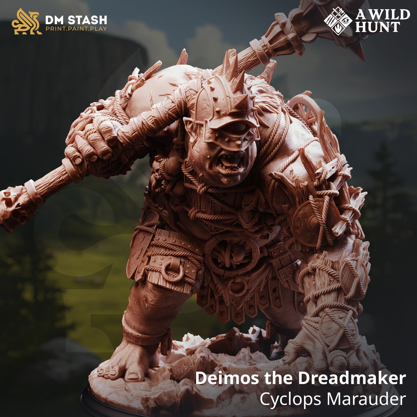 DM Stash - Deimos the Dreadmaker, Cyclops Marauder (Huge) - A Wild Hunt 2025 November