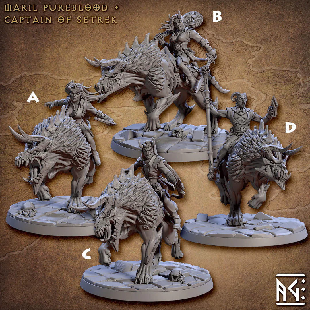 Artisan Guild - Tiefling Baal Demonhound Rider - City of Intrigues 2022 August