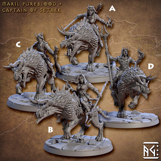 Artisan Guild - Tiefling Baal Demonhound Rider - City of Intrigues 2022 August