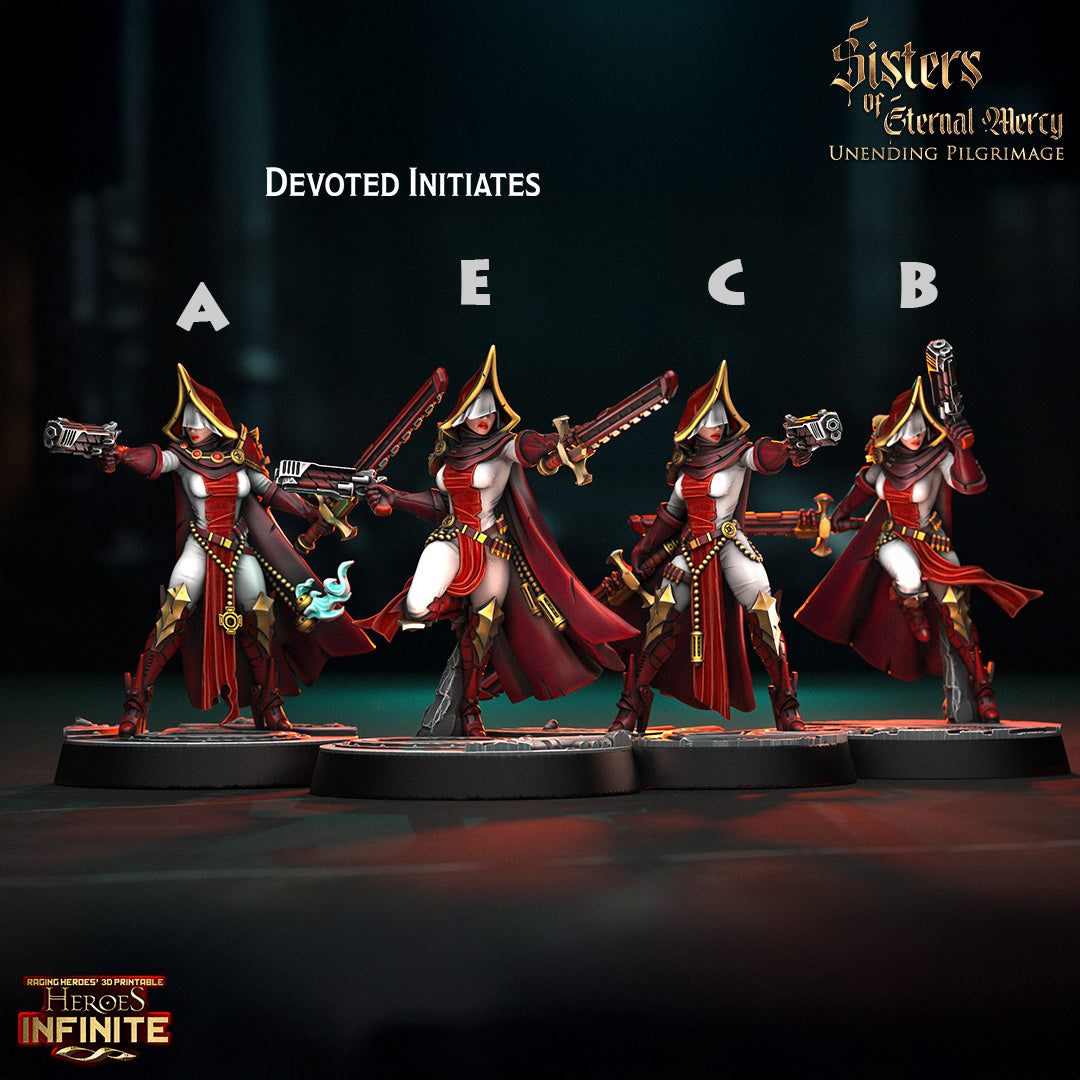 Heroes Infinite Raging Heores - Devoted Initiates - Sisters Of Eternal Mercy - Unending Pilgrimage 2025 December